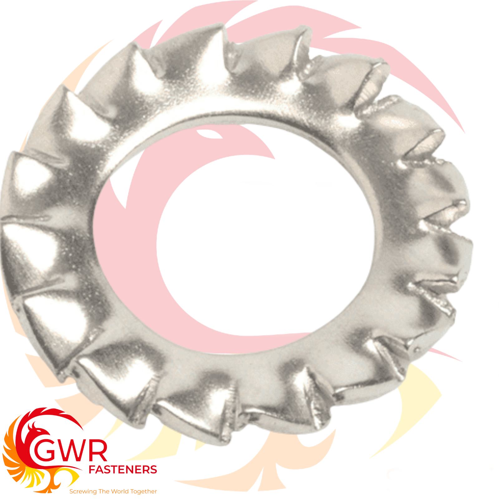SHAKEPROOF LOCK WASHERS EXTERNAL TOOTHED SERRATED TOOTH A2 STAINLESS STEEL GWR